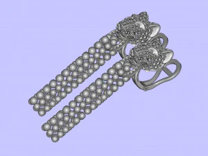 Earrings 3D Print Model