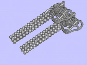 Earrings 3D Print Model