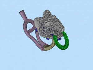 Earrings 3D Print Model