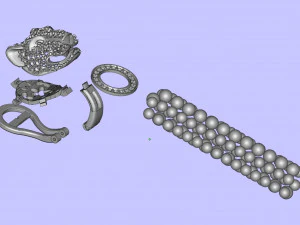 Earrings 3D Print Model