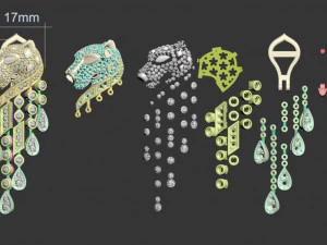 Earrings 3D Print Model