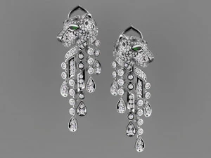 Earrings 3D Print Model