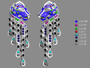Earrings 3D 프린트 모델