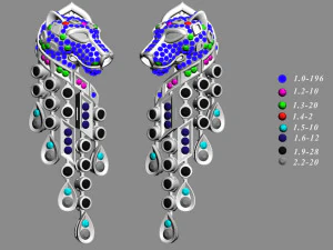 Earrings 3D Print Model