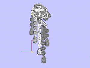 Earrings 3D Print Model