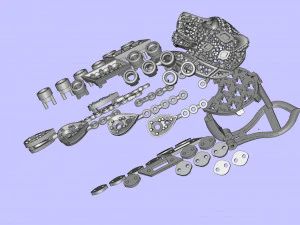 Earrings 3D Print Model