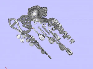 Earrings 3D Print Model