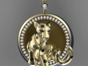 吊坠 3D 打印模型