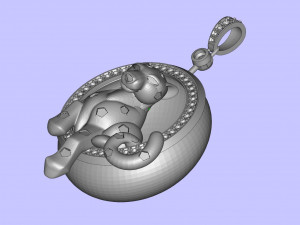 Pendant 3D Print Model