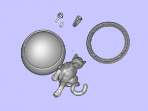 Pendant 3D Print Model