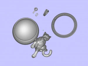 Pendant 3D Print Model