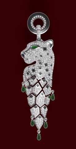 Pendant 3D printmodel .c4d .max .obj .3ds .fbx .stl .blend