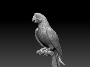 parrot 3Dプリントモデル
