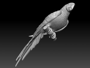 parrot 3Dプリントモデル