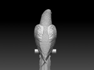 parrot 3Dプリントモデル