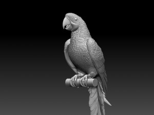 parrot 3Dプリントモデル