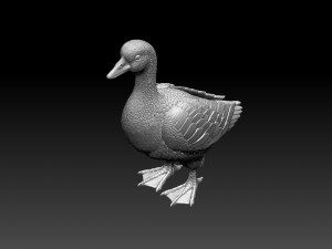 goose Model Cetak 3D