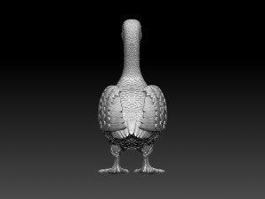 goose Model Cetak 3D
