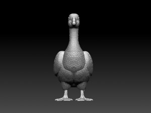 goose Model Cetak 3D