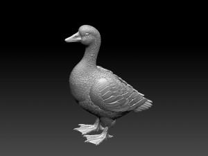 goose Model Cetak 3D