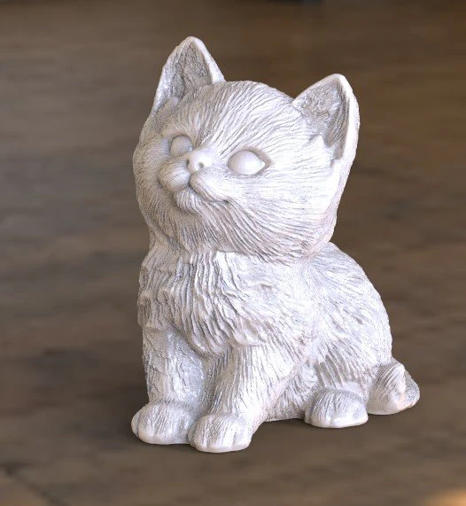 Katze 3D Druckmodell .c4d .max .obj .3ds .fbx .stl .blend 
