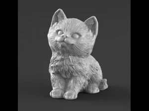 Katze 3D Druckmodell