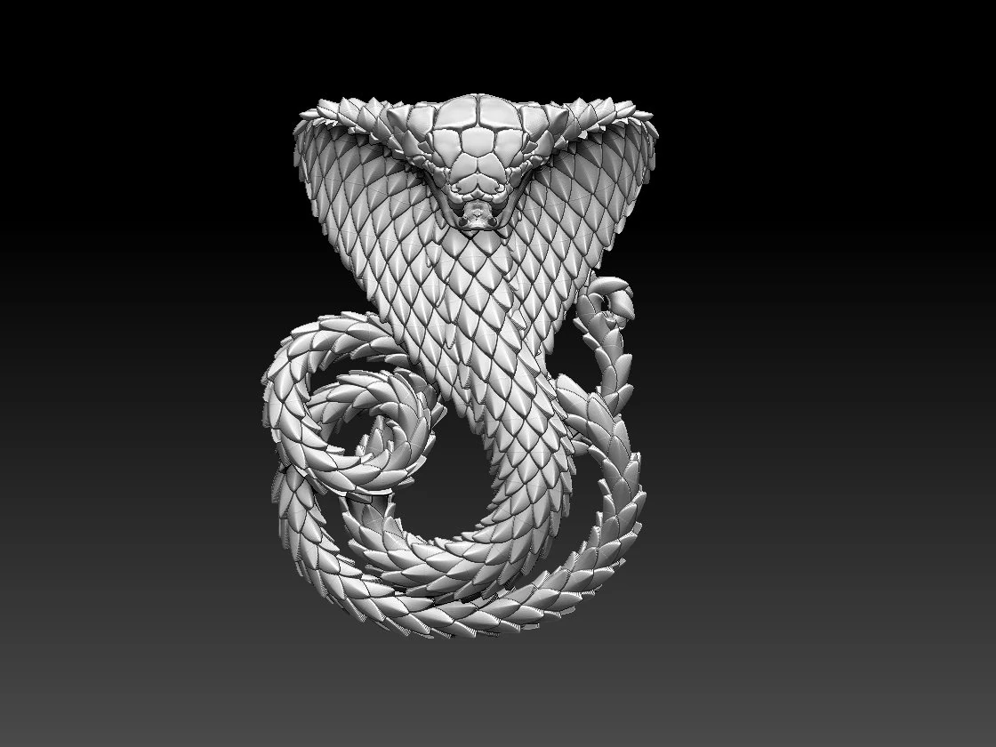 cobra 3D Print Model .c4d .max .obj .3ds .fbx .stl .blend 