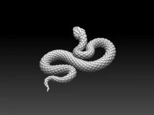 snake 3D Print Model