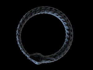 뱀 3D 프린트 모델