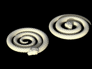 snake Model Cetak 3D