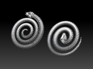 snake Model Cetak 3D