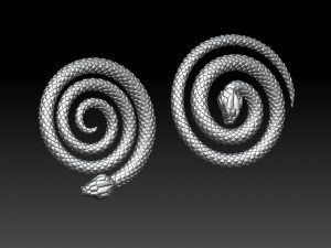snake Model Cetak 3D
