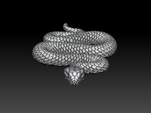 snake 3D 프린트 모델