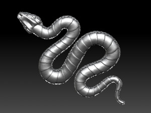snake 3D 프린트 모델