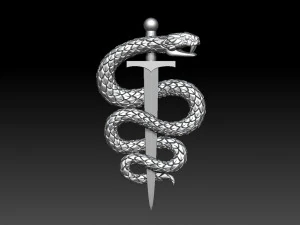 serpente Modello di stampa 3D