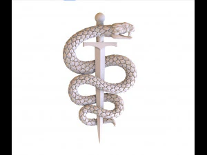 snake 3D Print Model