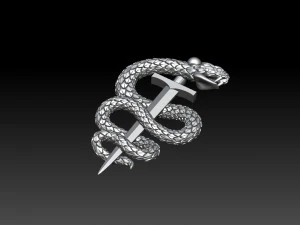 snake 3D Print Model