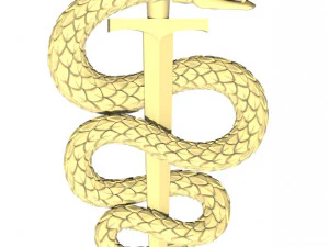 snake 3D Print Model
