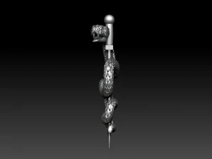 snake 3D Print Model