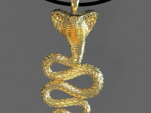 snake pendant 3D Print Model