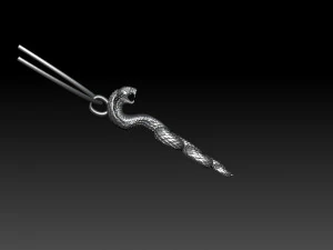 snake pendant 3D Print Model