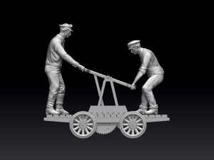 handcar 3D Print Model