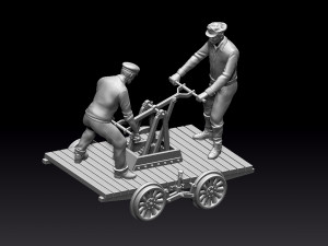 handcar 3D Print Model