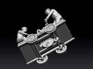 handcar 3D Print Model
