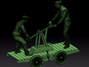 handcar 3D Print Model