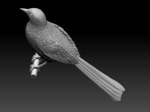 magpie Modelo de Impressão 3D