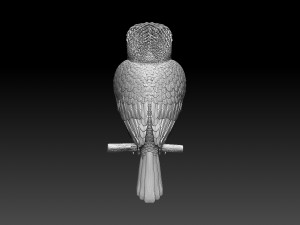 blue winged kookaburra Model do druku 3D
