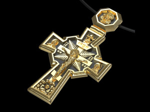 pendant cross Modelo de impresión 3D