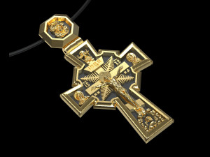 pendant cross 3D Baskı Modeli