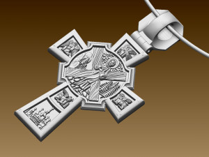 pendant cross 3D Baskı Modeli